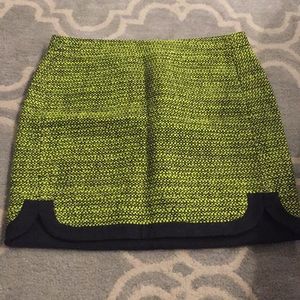 J crew skirt in Lime